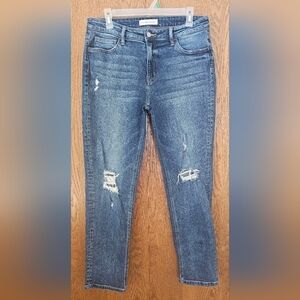 Flying Monkey Ripped Straight Leg Jeans